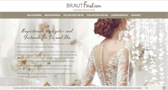 Desktop Screenshot of brautfashion.ch