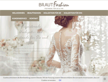 Tablet Screenshot of brautfashion.ch